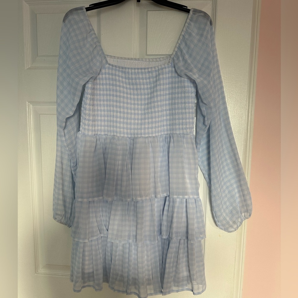 Baby Blue ruffle dress! Perfect for Easter or Baby/Bridal shower!